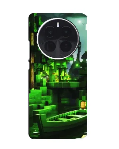 Чохол для Huawei Honor Magic8 з картинкою «Minecraft лісовий пейзаж»