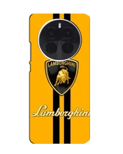 Чехол для Huawei Honor Magic8 с картинкой «Lamborghini Stripe желтый»