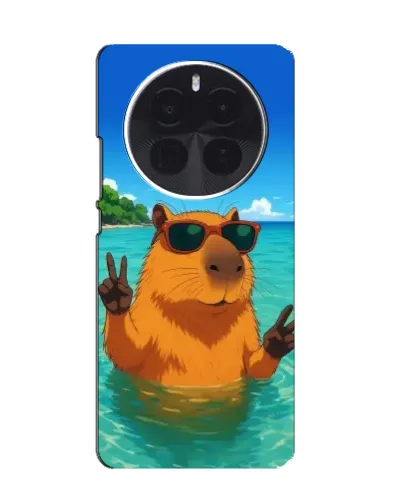 Чехол для Huawei Honor Magic8 с картинкой «Морская капибара»