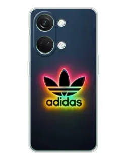 Чехол для Huawei Honor Play 10C с картинкой «Неоновый Adidas»