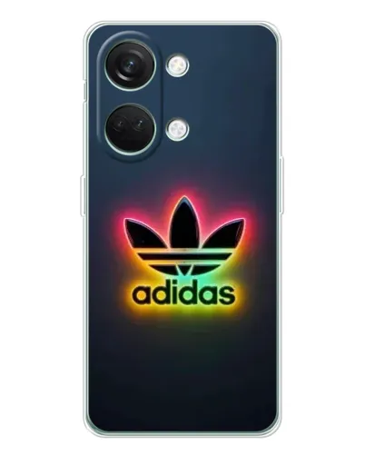 Чехол для Huawei Honor Play 10C с картинкой «Неоновый Adidas»