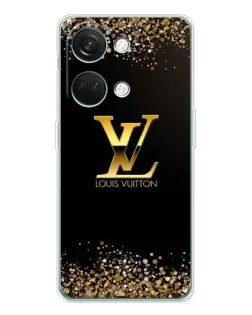 Чехол для Huawei Honor Play 10C с картинкой «LV — золотые искры»