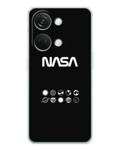 Чехол для Huawei Honor Play 10C с картинкой «NASA — технический принт»