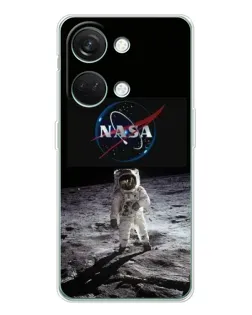 Чехол для Huawei Honor Play 10C с картинкой «Астронавт на Луне»