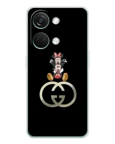 Чехол для Huawei Honor Play 10C с картинкой «Минни Маус на лого»