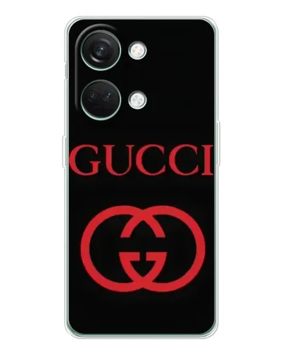 Чехол для Huawei Honor Play 10C с картинкой «Gucci — красный логотип»