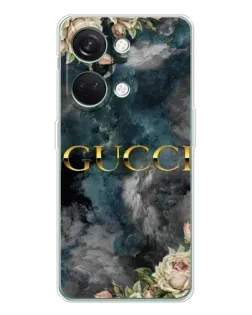 Чехол для Huawei Honor Play 10C с картинкой «Абстрактные цветы Gucci» Чехол для Huawei Honor Play 10C с картинкой «Абстрактные цветы Gucci»