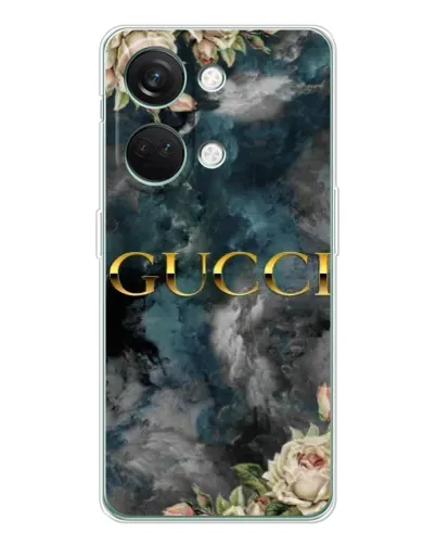 Чехол для Huawei Honor Play 10C с картинкой «Абстрактные цветы Gucci»