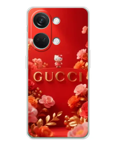 Чехол для Huawei Honor Play 10C с картинкой «Gucci — золотой сад»