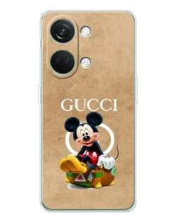 Чехол для Huawei Honor Play 10C с картинкой «Микки Маус Gucci — крафт» Чехол для Huawei Honor Play 10C с картинкой «Микки Маус Gucci — крафт»