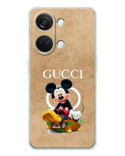 Чехол для Huawei Honor Play 10C с картинкой «Микки Маус Gucci — крафт»