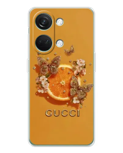 Чехол для Huawei Honor Play 10C с картинкой «Gucci — золотые бабочки» Чехол для Huawei Honor Play 10C с картинкой «Gucci — золотые бабочки»