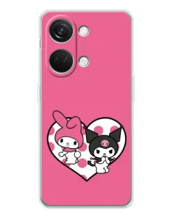 Чохол для Huawei Honor Play 10C з картинкою «Kuromi та My Melody» Чохол для Huawei Honor Play 10C з картинкою «Kuromi та My Melody»