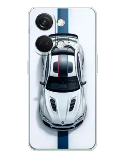 Чехол для Huawei Honor Play 10C с картинкой «Вид сверху — BMW M»