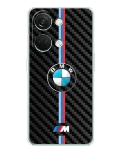 Чехол для Huawei Honor Play 10C с картинкой «Эмблема BMW и карбон»