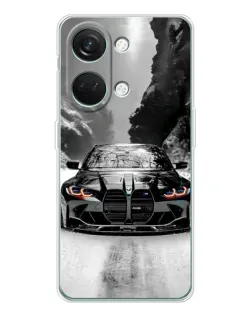 Чехол для Huawei Honor Play 10C с картинкой «BMW — акварельный дрифт»