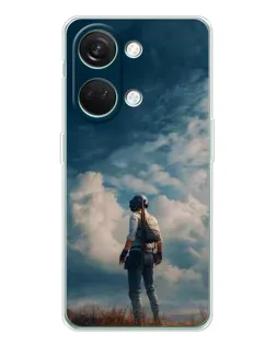 Чехол для Huawei Honor Play 10C с картинкой «Герой PUBG на скале» Чехол для Huawei Honor Play 10C с картинкой «Герой PUBG на скале»