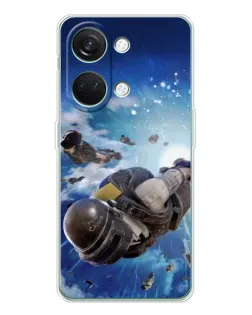 Чехол для Huawei Honor Play 10C с картинкой «Десант PUBG — прыжок» Чехол для Huawei Honor Play 10C с картинкой «Десант PUBG — прыжок»