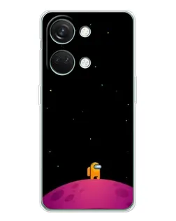 Чехол для Huawei Honor Play 10C с картинкой «Одинокий герой на планете»