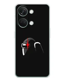 Чехол для Huawei Honor Play 10C с картинкой «Among Us шлем»