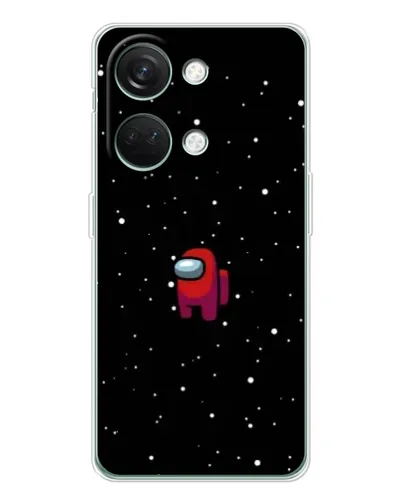Чехол для Huawei Honor Play 10C с картинкой «Красный Among Us» Чехол для Huawei Honor Play 10C с картинкой «Красный Among Us»