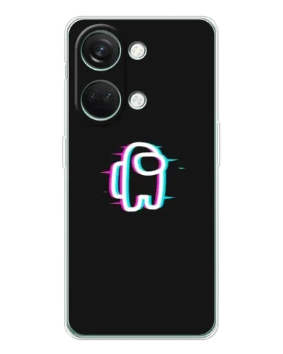 Чехол для Huawei Honor Play 10C с картинкой «Among Us неон» Чехол для Huawei Honor Play 10C с картинкой «Among Us неон»