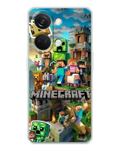 Чохол для Huawei Honor Play 10C з картинкою «Замок Minecraft»