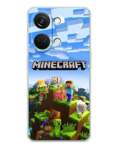Чохол для Huawei Honor Play 10C з картинкою «Minecraft класичний світ»