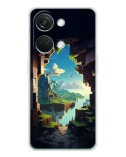 Чехол для Huawei Honor Play 10C с картинкой «Вид из пещеры»