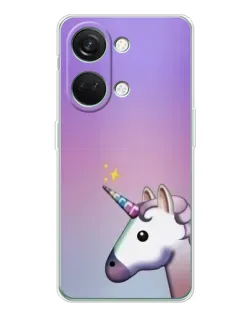Чехол для Huawei Honor Play 10C с картинкой «Единорог градиент»