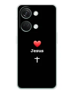 Чехол для Huawei Honor Play 10C с картинкой «Сердце - Jesus»