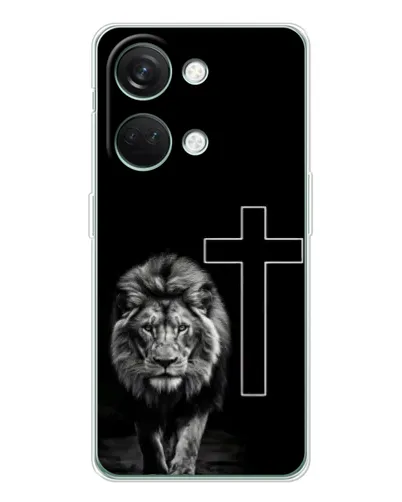 Чехол для Huawei Honor Play 10C с картинкой «Лев и Крест»