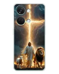 Чехол для Huawei Honor Play 10C с картинкой «Лев Иуды и Свет»