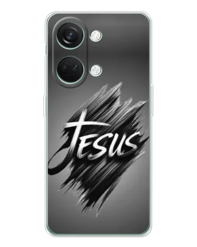 Чехол для Huawei Honor Play 10C с картинкой «Надпись Jesus Graffiti»