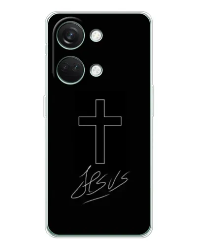 Чехол для Huawei Honor Play 10C с картинкой «Графический крест Jesus» Чехол для Huawei Honor Play 10C с картинкой «Графический крест Jesus»