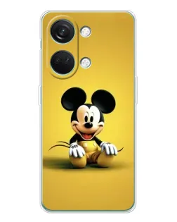 Чехол для Huawei Honor Play 10C с картинкой «Микки на желтом»