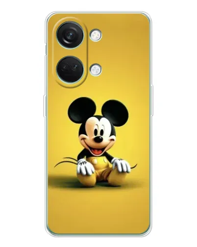 Чехол для Huawei Honor Play 10C с картинкой «Микки на желтом»