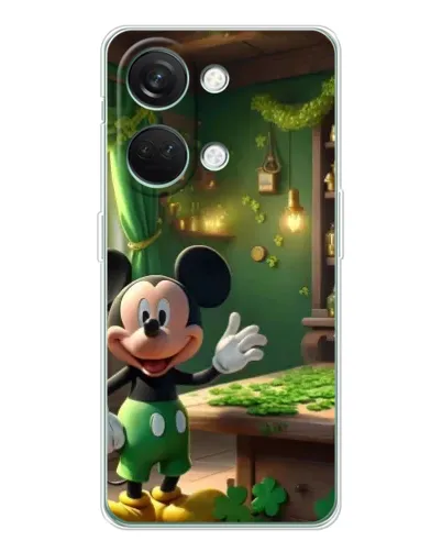 Чехол для Huawei Honor Play 10C с картинкой «Микки в мастерской»