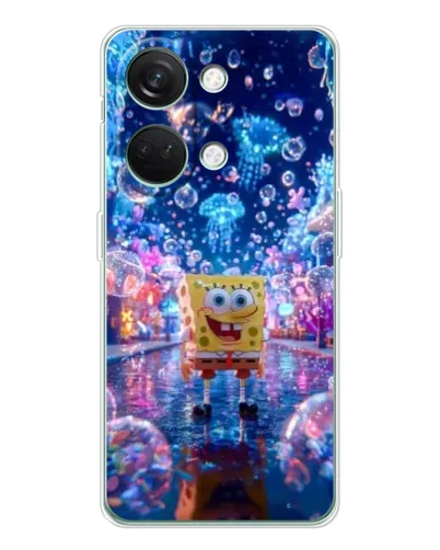 Чехол для Huawei Honor Play 10C с картинкой «Неоновый океан»