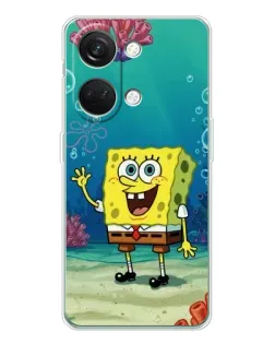Чехол для Huawei Honor Play 10C с картинкой «Подводный привет»