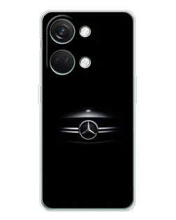 Чехол для Huawei Honor Play 10C с картинкой «Mercedes — абстрактные линии»