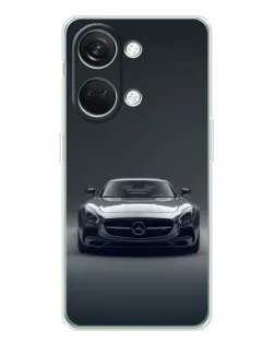 Чехол для Huawei Honor Play 10C с картинкой «Mercedes на черном»