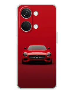 Чехол для Huawei Honor Play 10C с картинкой «Красный Mercedes AMG»