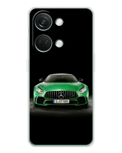 Чехол для Huawei Honor Play 10C с картинкой «Mercedes — неоновый лого»