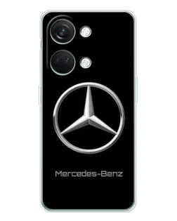 Чехол для Huawei Honor Play 10C с картинкой «Mercedes Silver Logo»
