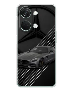 Чехол для Huawei Honor Play 10C с картинкой «Mercedes AMG — графика»