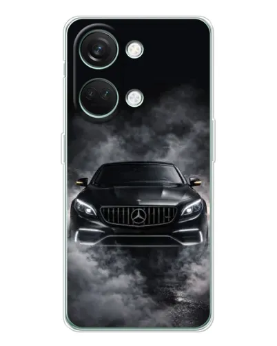 Чехол для Huawei Honor Play 10C с картинкой «Mercedes в дыму»