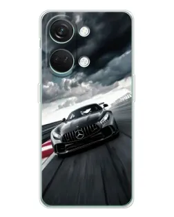 Чехол для Huawei Honor Play 10C с картинкой «Гоночный Mercedes AMG»