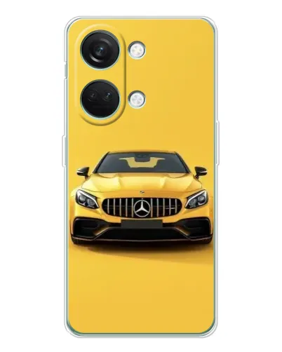 Чехол для Huawei Honor Play 10C с картинкой «Желтый Mercedes GT»