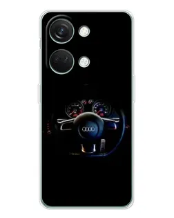 Чехол для Huawei Honor Play 10C с картинкой «Салон Audi — руль»